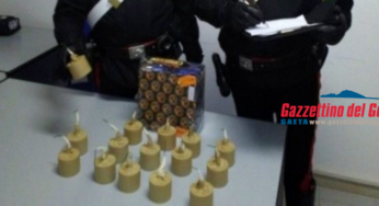 Scauri, sequestrate bombe carte: due persone denunciate