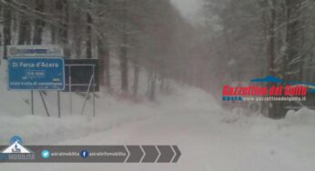Nevicate nel frusinate: attivi spazzaneve e spargisale