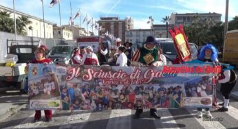 Gaeta e ‘gliù sciùscio’ di Enrico Sanna al Carnevale di Viareggio