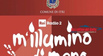 Il Comune di Itri aderisce alla campagna “M’illumino di Meno”