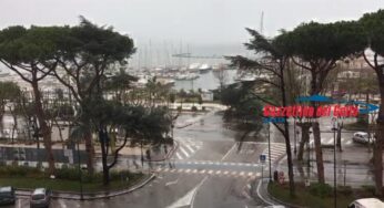 “Burian” imperversa sul Golfo: Primi fiocchi di neve a Gaeta **VIDEO**