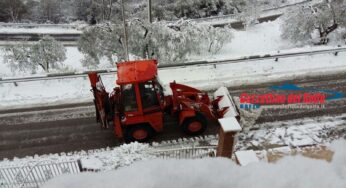 Task Force a Castelforte: a lavoro mezzi spazzaneve