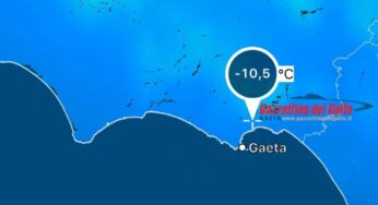 Emergenza freddo: questa notte è gelo polare sul Golfo di Gaeta