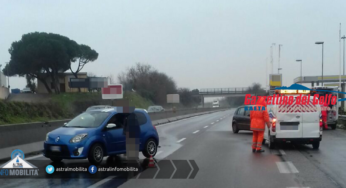 Incidente sulla Pontina: code in direzione Latina