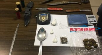 Formia, spaccio di droga a Largo Paone: arrestato un 20enne rumeno