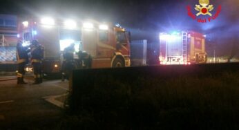 In fiamme pub a Gianola