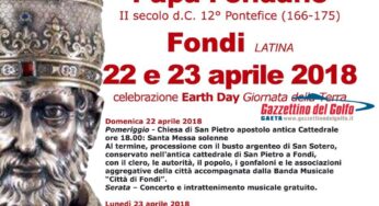 Fondi: Festeggiamenti di San Sotero, Papa fondano
