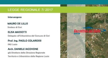 “Rigenerazione urbana e recupero edilizio”: Il convegno a Giulianello