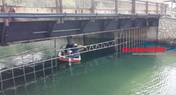 Rimessa la grata nel canale di Lago Lungo a Sperlonga