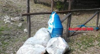 Abbandono di rifiuti nell’area protetta di Gianola