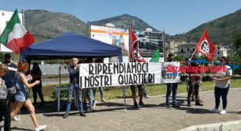“Riprendiamoci i nostri quartieri”: CasaPound contro degrado e spaccio a Fondi