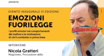 Il magistrato antimafia Nicola Grattieri inaugura il “Festival delle Emozioni”