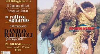 Giornata Mondiale del rifugiato a Itri: evento del circolo “L’altro sguardo” con il fotografo Danilo Balducci