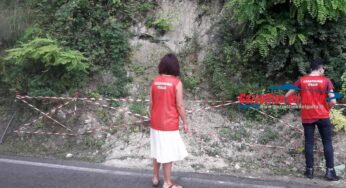 Minturno: CasaPound mette in sicurezza Via Ciufo