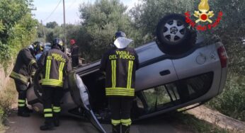 Gaeta, incidente in via del Colle