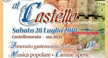 Sabato 28 Luglio Folklore al Castello: Musica, folklore e prodotti tipici