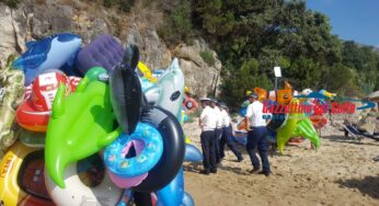 Blitz in spiaggia contro l’abusivismo: continua a Gaeta l’operazione “Spiagge sicure”
