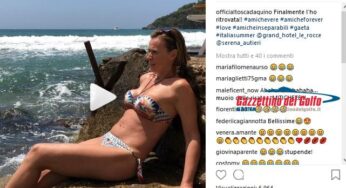 Serena Autieri e Tosca D’Aquino si “ritrovano” al mare a Gaeta