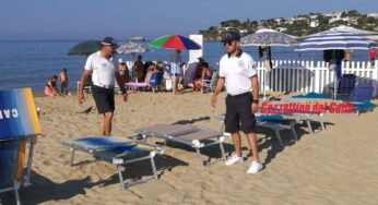 Gaeta: Controlli sui noleggi di ombrelloni e lettini. Arenili al setaccio