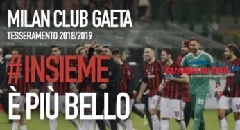 Riparte l’avventura del Milan Club Gaeta: al via il tesseramento 2018!