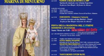 Festa della Madonna del Carmine: dal 12 al 19 luglio a Marina di Minturno