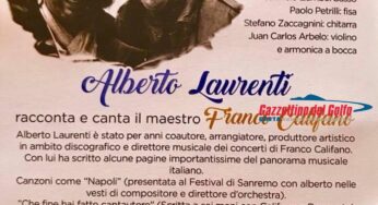 “Ho una chitarra per amica”: Alberto Laurenti canta Franco Califano domenica 15 al lido “La Nave” a Sperlonga