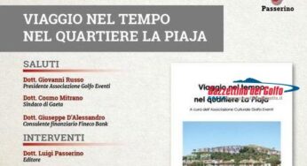 “Viaggio nel tempo nel quartiere la Piaja”, Venerdì 10 la presentazione del libro
