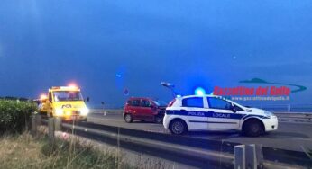 Gaeta, incidente sulla piana di S. Agostino: Coinvolti due veicoli
