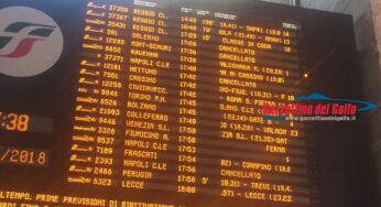 Maltempo Lazio, linea Roma – Napoli, via Formia: dalle 14.50 circolazione sospesa per guasto linea elettrica