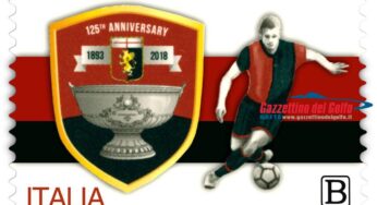 I 125 anni del Genoa in un francobollo
