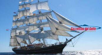 Randstad, arriva a Gaeta il veliero del lavoro e della formazione: il Clipper Stad Amsterdam