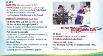 Gaeta, “Lo Spirito di Assisi e la Profezia della Pace”