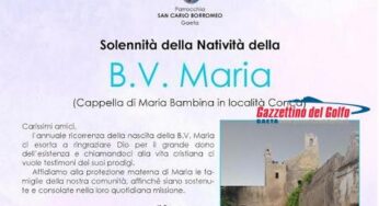 Gaeta: festa della Natività di Maria in località Conca