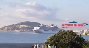 Gaeta, arriva la nave da crociera Cristal Serenity