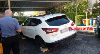 Gaeta: la “Banda delle ruote” ancora a segno. Saccheggiate altre due auto