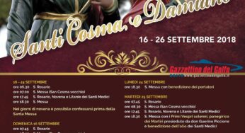 Gaeta, si aprono i festeggiamenti per i SS.Cosma e Damiano con la benedizione del gonfalone (#Video)