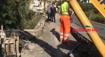 Comune di Castelforte incontra i tecnici di Acqualatina sul cantiere di Via Garibaldi