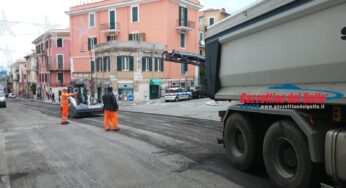 Gaeta, nuovo asfalto sulle strade cittadine