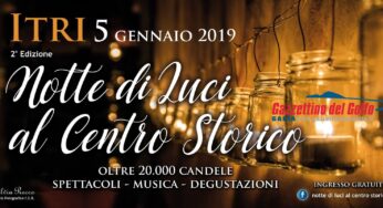 Notte di Luci nel Centro Storico Itri candidato al Premio Italive 2018