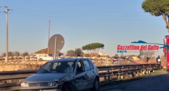 Terracina, incidente sull’Appia. Traffico rallentato