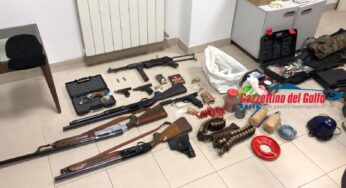 Sequestrato arsenale “nascosto” vicino l’ospedale