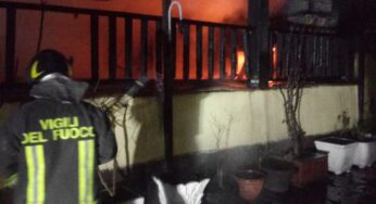 Incendio a Monte San Biagio