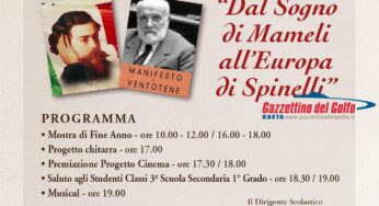 “Dal sogno di Mameli all’Europa di Spinelli”