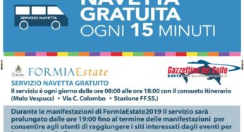 Formia, stasera grande apertura del Festival della Commedia Italia e partenza del servizio di navetta gratuita