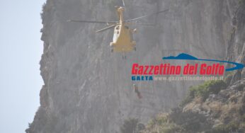Gaeta, incidente durante l’arrampicata: Interviene l’eliambulanza (#video-#fotogallery)