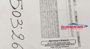 Gaeta, vinti oltre 70mila euro al Superenalotto
