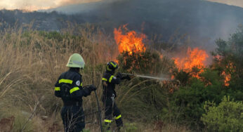 Fondi, nessuna tregua dagli incendi