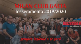 Tesseramento Milan Club Gaeta 2019: un mare di sorprese!