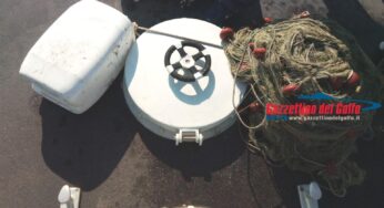 Guardia Costiera sequestra rete abusiva all’nterno del Parco Riviera di Ulisse