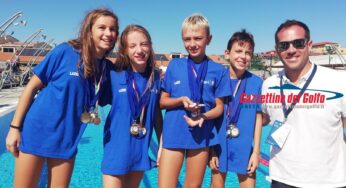 Nuoto trofeo Coni-Kinder, tante medaglie per gli atleti della Serapo Sport